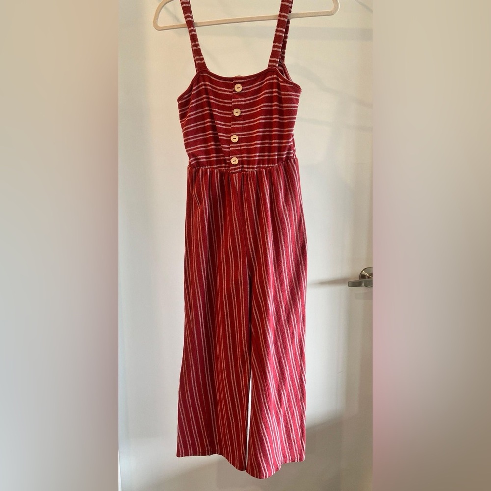 Striped jumpsuit